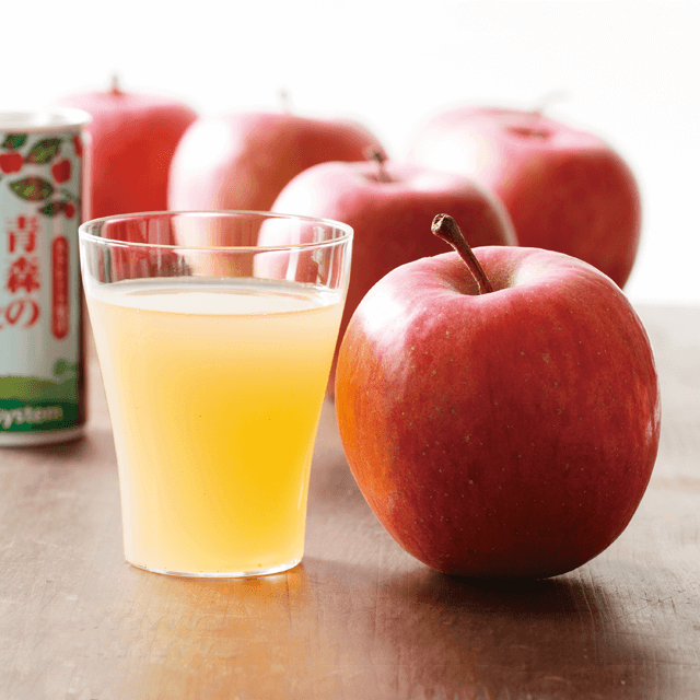 ストレート果汁青森のりんご