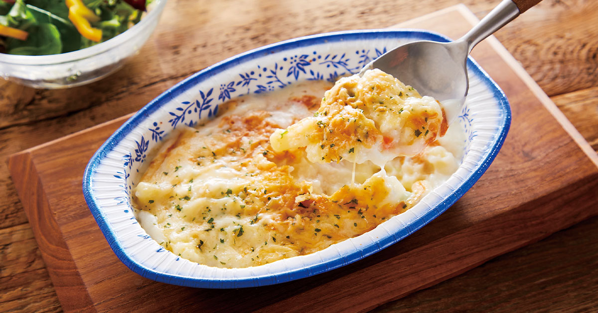 パルスクイーズ　ラ・パルレ　ネオゴールドジェル&パルメソ付き 産直鶏と国産野菜のクリーミーグラタン | 生協（コープ/COOP）の宅配