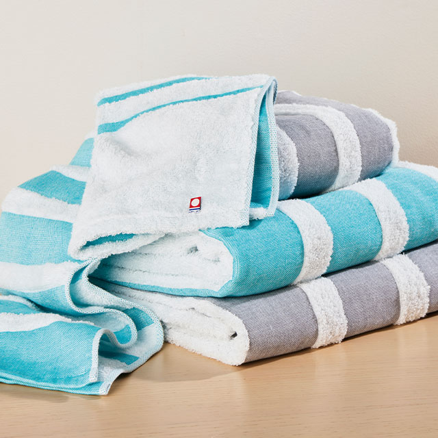 今治タオルブランド　ふんわりパイルとやわらかガーゼ　フェイスタオル/バスタオル